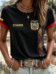Women's short-sleeved T-shirt