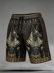 Men's Ancient Egyptian Anubis Shorts