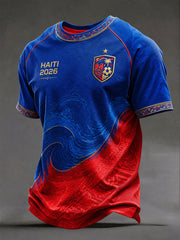 Men's 2026 Haiti Football Casual T-shirt