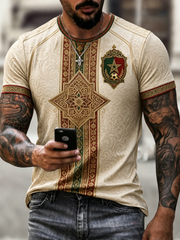 Men's Morocco Football Printed short sleeves t-shirt