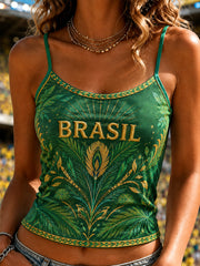 Women's Gift For Football Fans Print Casual Camisole