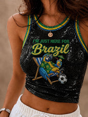 Women's I'm Just Here For Brazil Casual Vest
