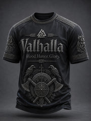 Men's Valhalla Printed Casual short sleeves t-shirt