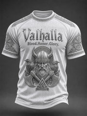 Men's Valhalla Printed Casual short sleeves t-shirt