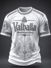 Men's Valhalla Printed Casual short sleeves t-shirt