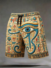 Men's Ancient Egyptian Eye of Horus Shorts