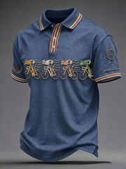 Men's Skeleton Bicycle Shirt