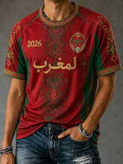 Men's 2026 Morocco Football T-Shirts