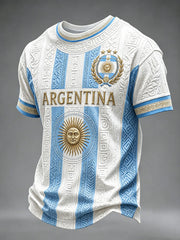 Men's Argentina Football Short Sleeve T-shirt