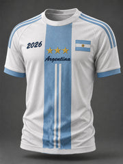 Men's Argentina Football Short Sleeve T-shirt