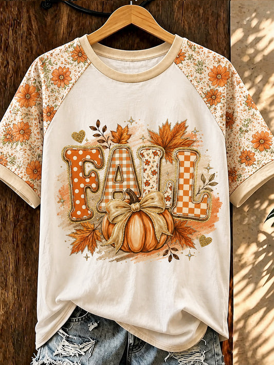 Women's Autumn Printed T-shirt