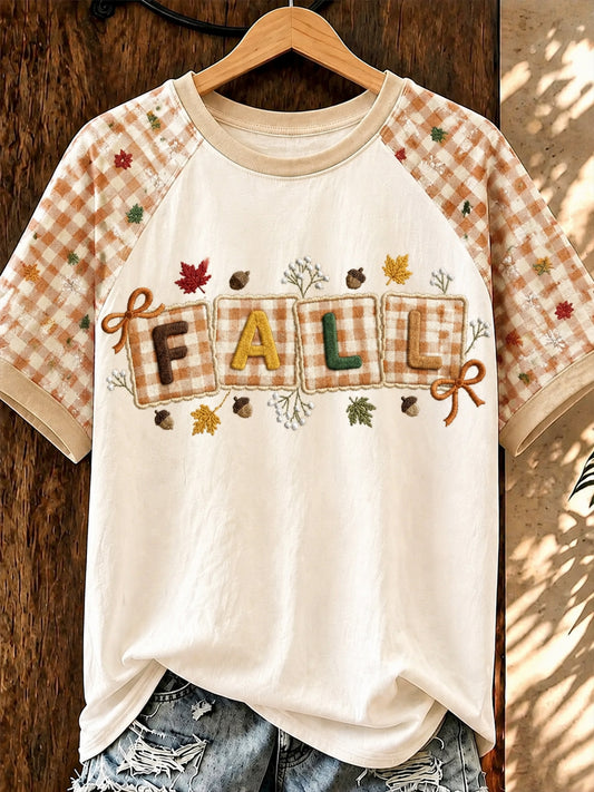 Women's Autumn Printed T-shirt