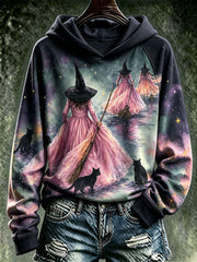 Women's Halloween Witch Regular Sweatshirt